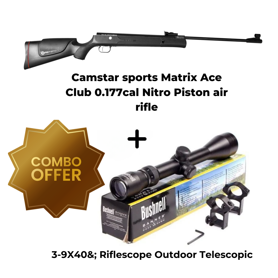 Camstar sports Matrix Ace Club 0.177cal Nitro Piston air rifle  Combo
