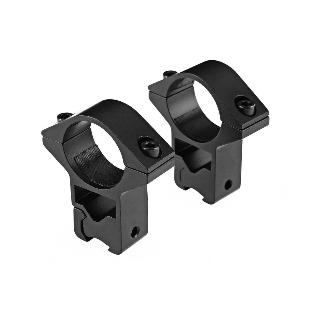 High Profile See-Through Rifle Scope Ring fits 25.4mm ( 2 Screw Mount)