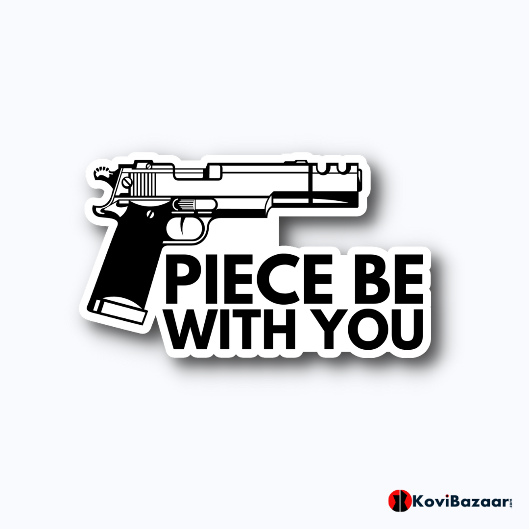 Piece Be With You - Sticker
