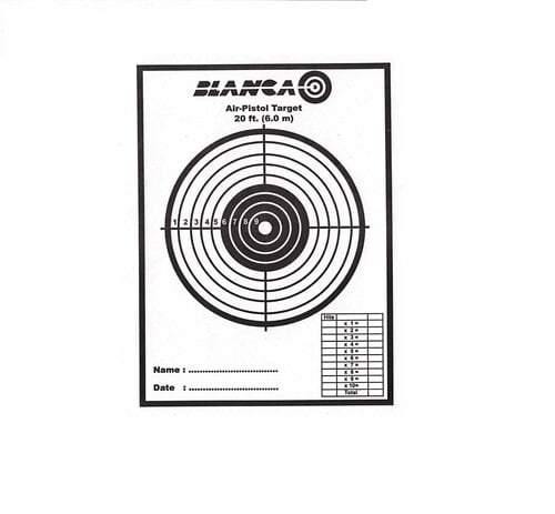 Blanca Target Papers Pistol (Pack Of 20) - KoviBazaar