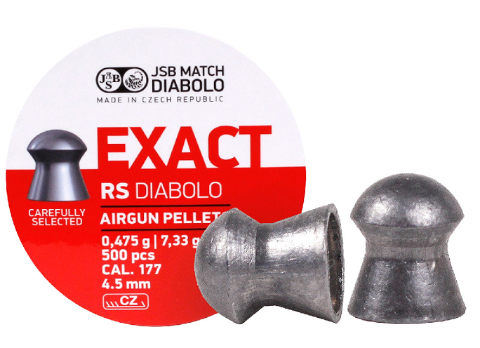 JSB EXACT RS DIABOLO 7.33gr (0.177cal / 4.5mm)  | 500ctn | KoviBazaar.