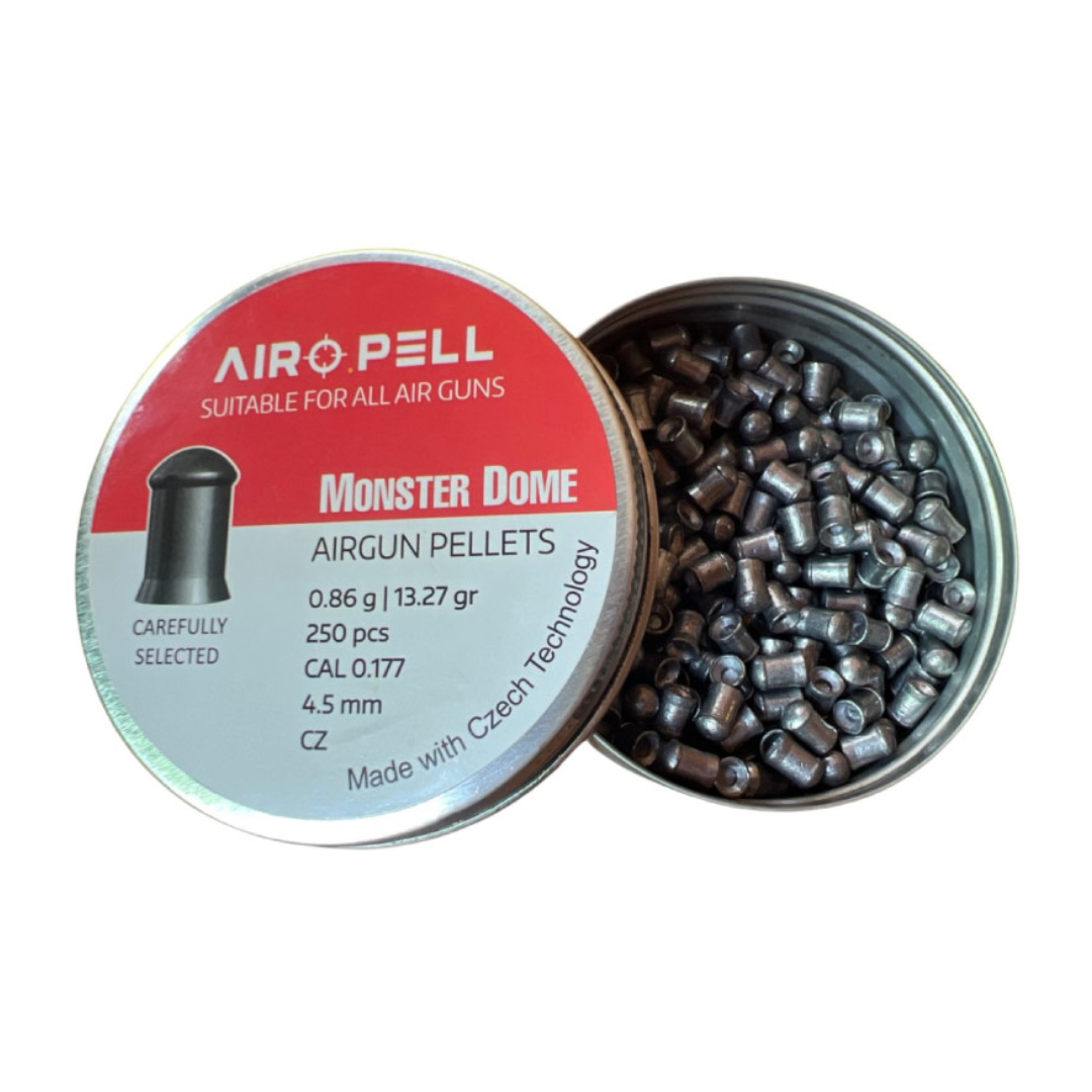 AIRO - PELL Monster Dome 13.27gr/0.86g 0.177 250 pcs Airgun pellets