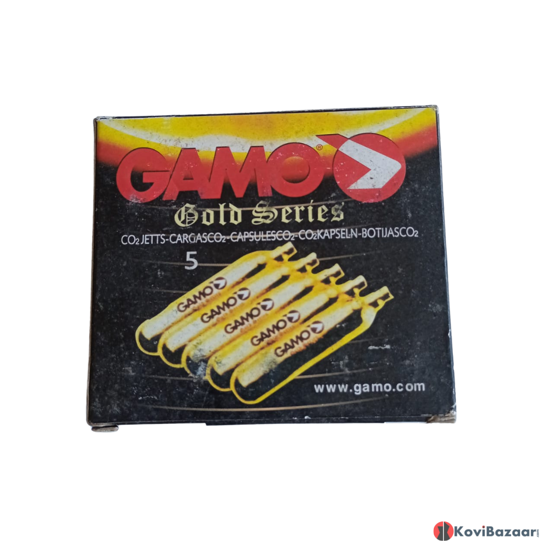 B - Stock Gamo Gold series CO2 12gr Capsules 5pcs