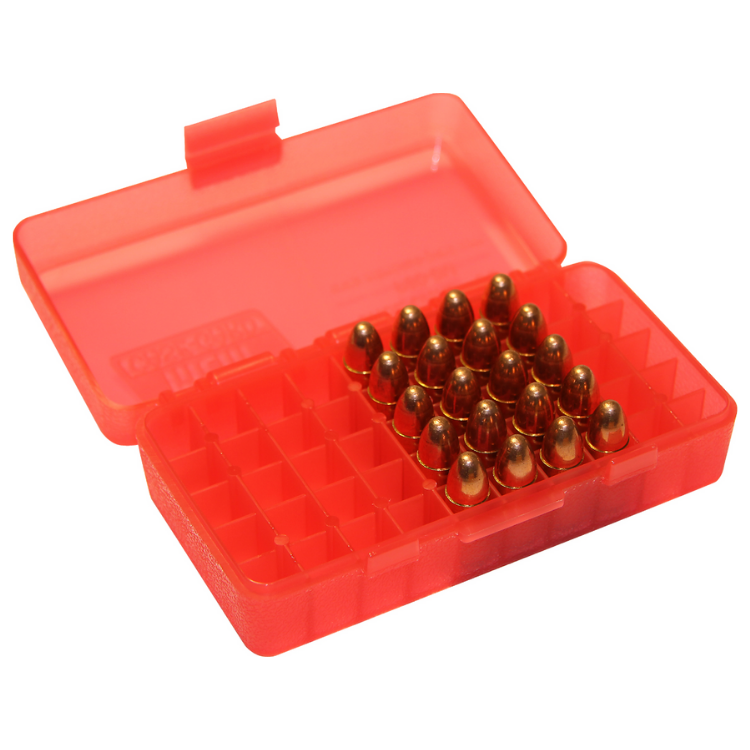 MTM Handgun Ammo Boxes - Case-Gard P50-9M | KoviBazaar.