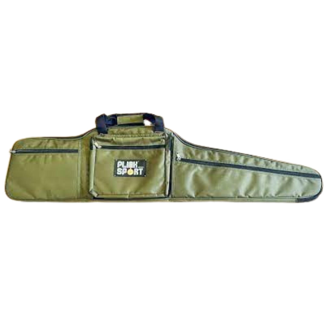 Plink Sport Scoped Airgun/ Rifle Gun Carry Case Black/Green