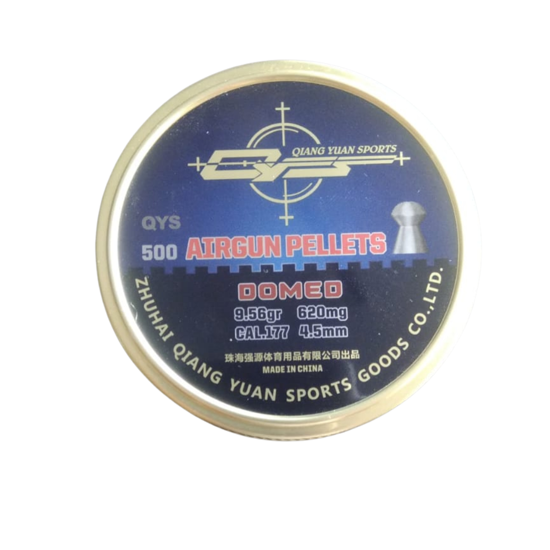 QYS Domed 9.56gr/620mg 0.177cal 4.5mm Air gun pellets