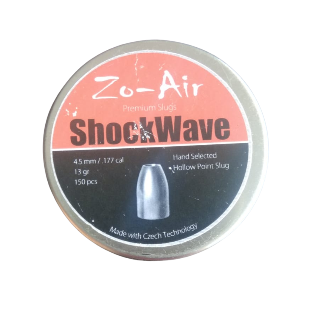 Zo-Air Premium Slugs ShockWave Hollow Point  0.177cal/4.5mm 13gr