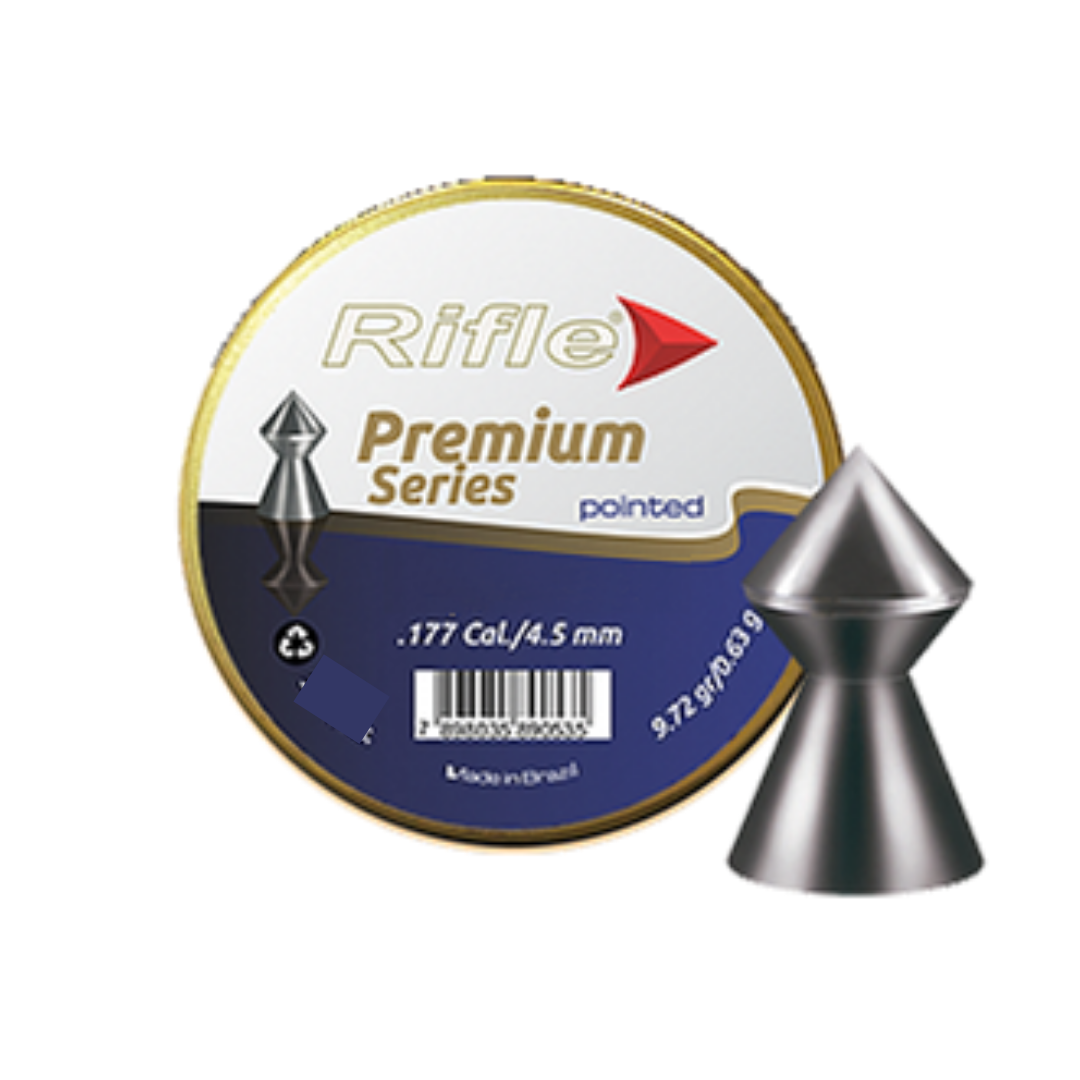 RIFLE PREMIUM SERIES POINTED PELLET 0.177cal (9.72gr/ 0.63g) | KoviBazaar.