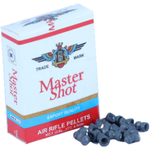 Master Shot Export Quality Roundhead  0.177(4.5mm) [5 Pack Combo]  Airguns Pellets | KoviBazaar.