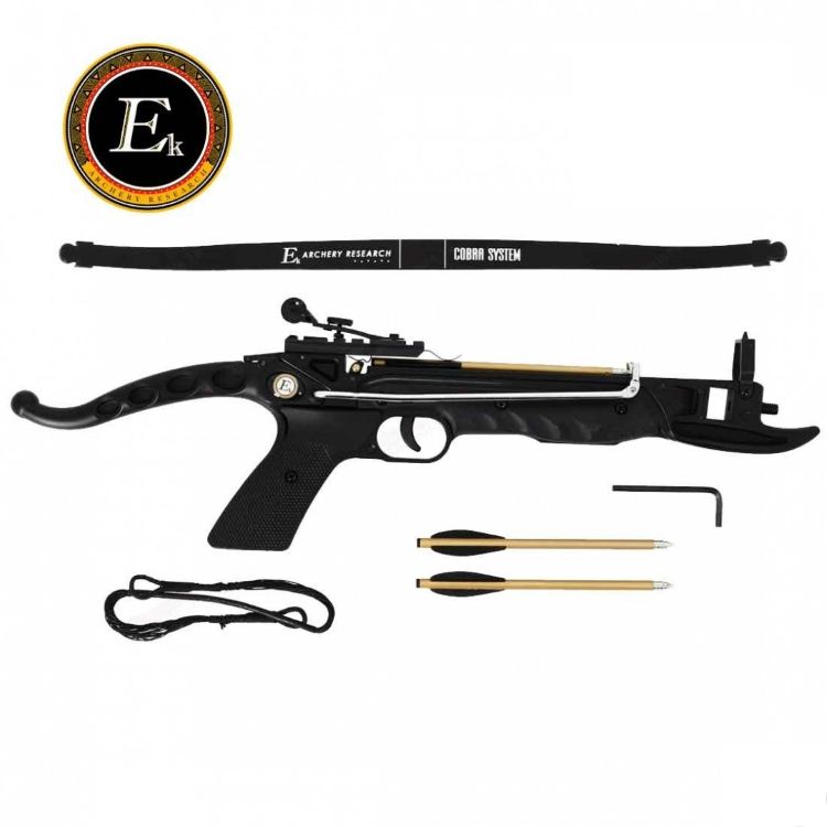 Self-Cocking Crossbow Pistol Cross 80 LBS Black B- Stock