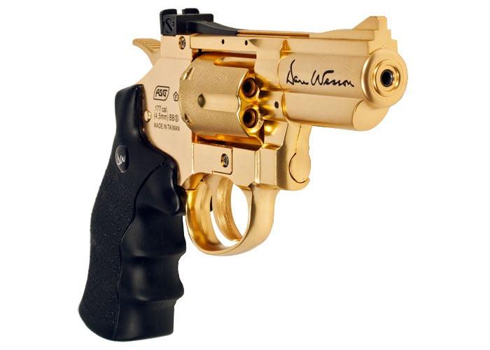 Dan Wesson CO2 BB Revolver, Gold 0.177cal/4.5mm - KoviBazaar