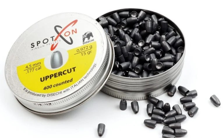 SPOTON UPPERCUT 0.177cal 4.5mm 15grain Air gun pellets